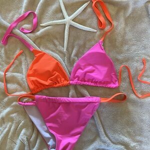 Fun bright bikini